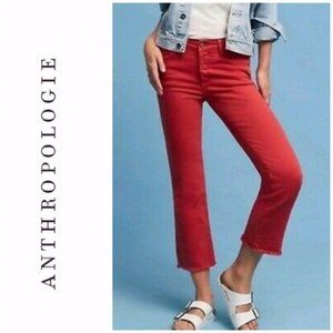 Anthropologie Pilcro Script Cropped Jeans